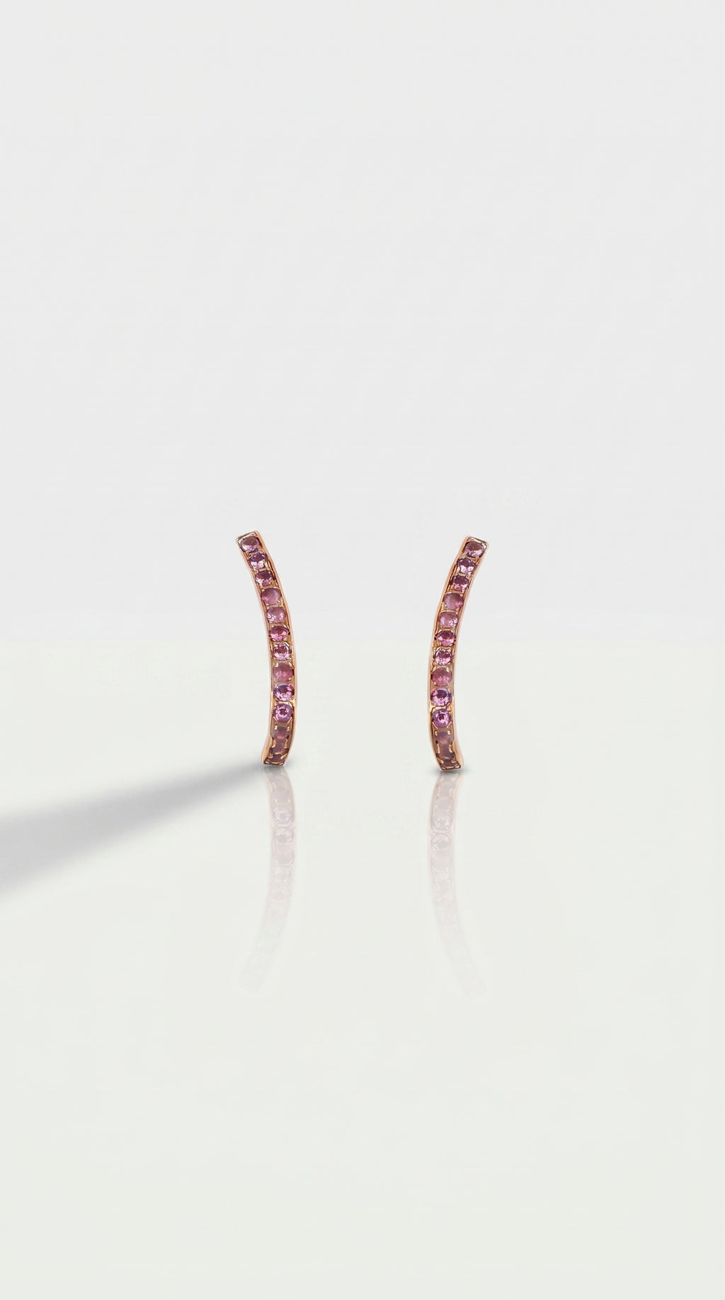 Amethyst Sword Hoops