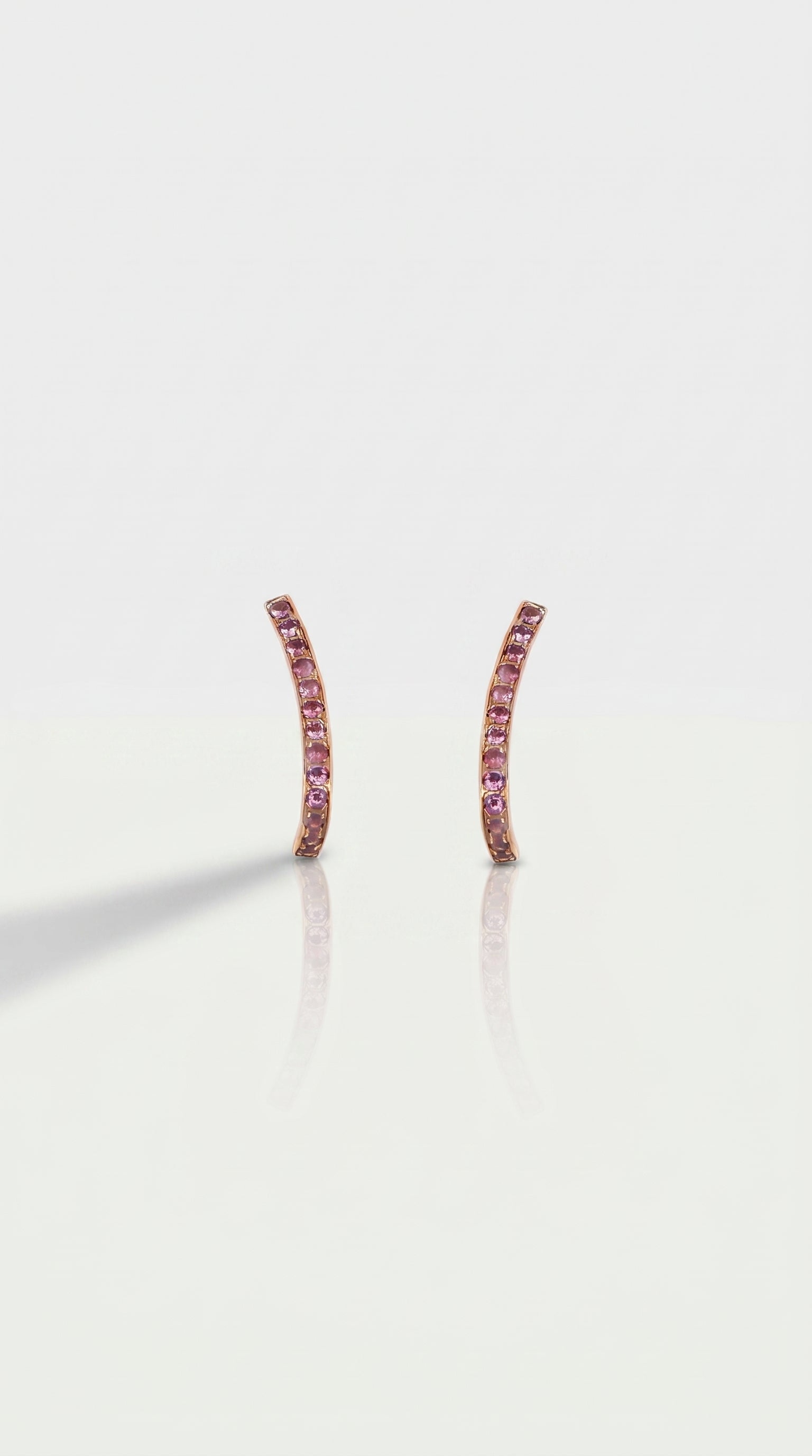 Amethyst Sword Hoops