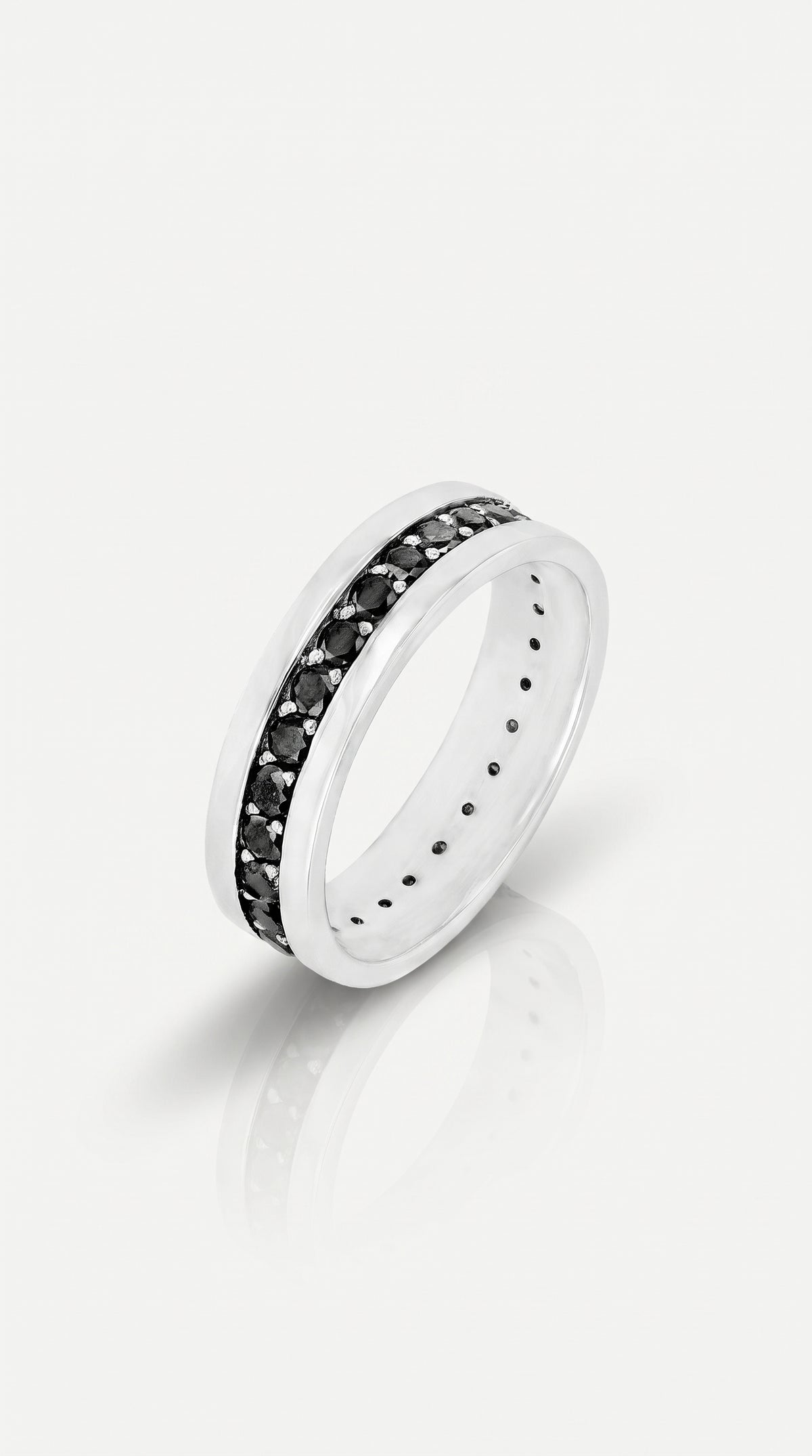 Black Diamond Pave Ring