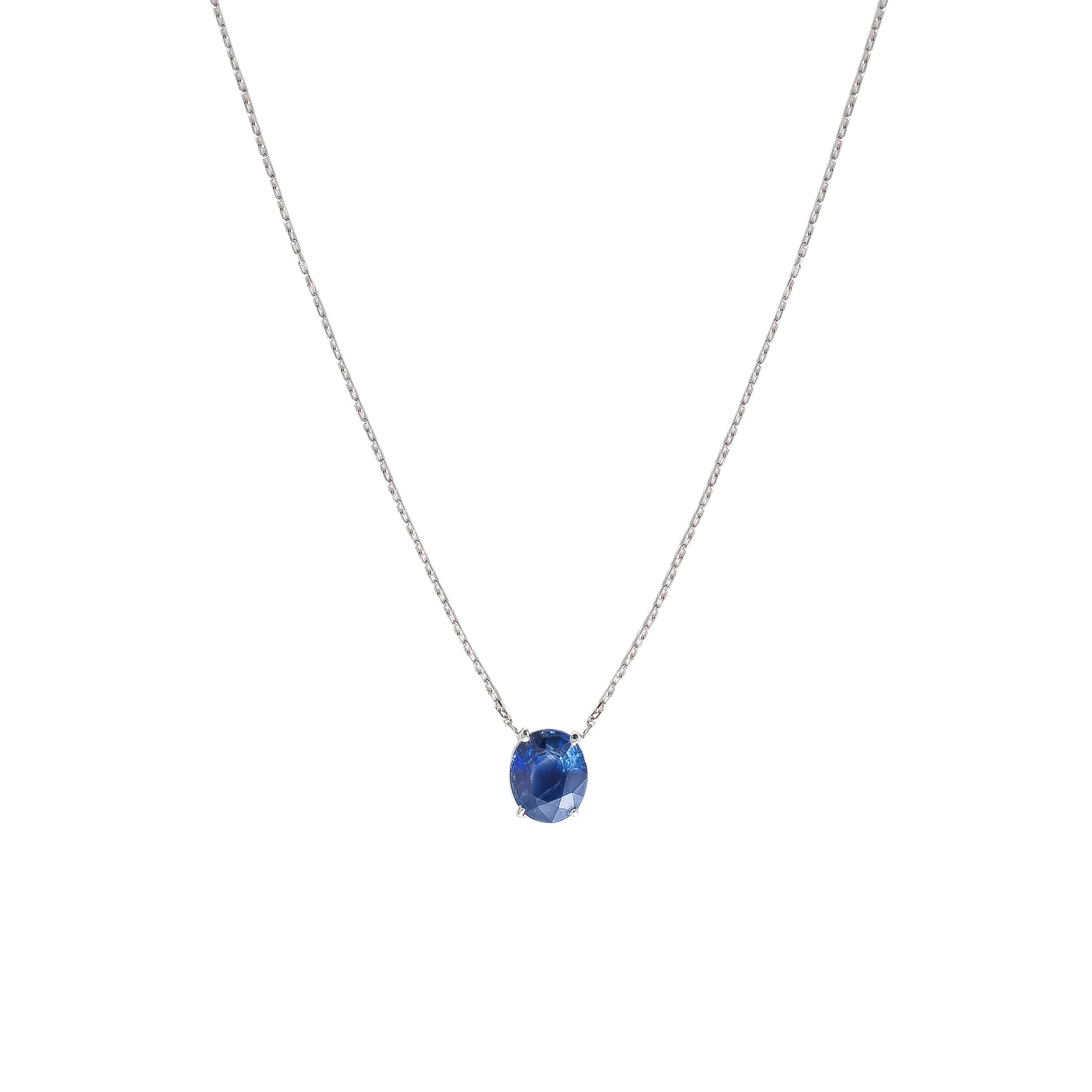 Blue Sapphire Pendant