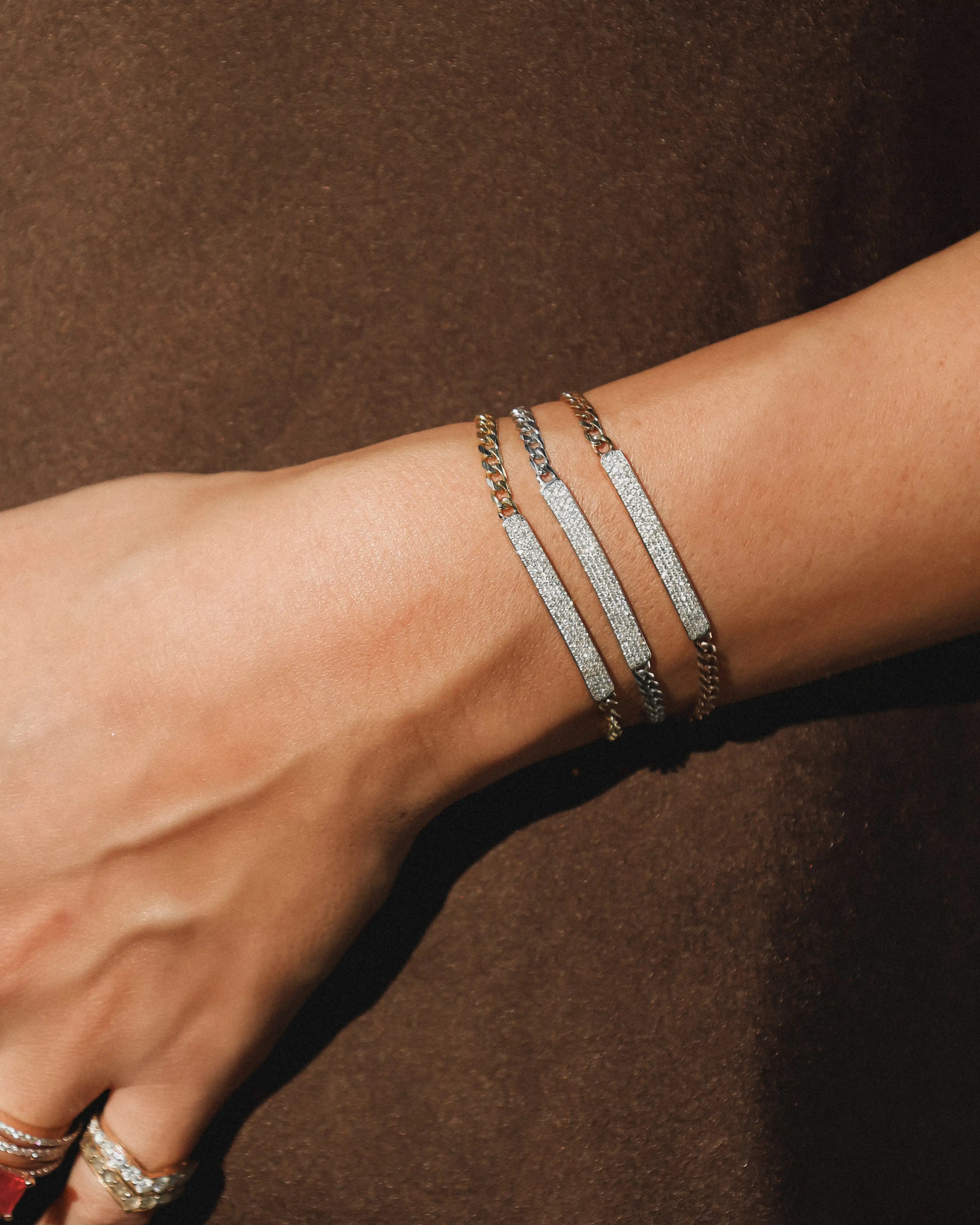 Diamond Plaque Cuban Chain