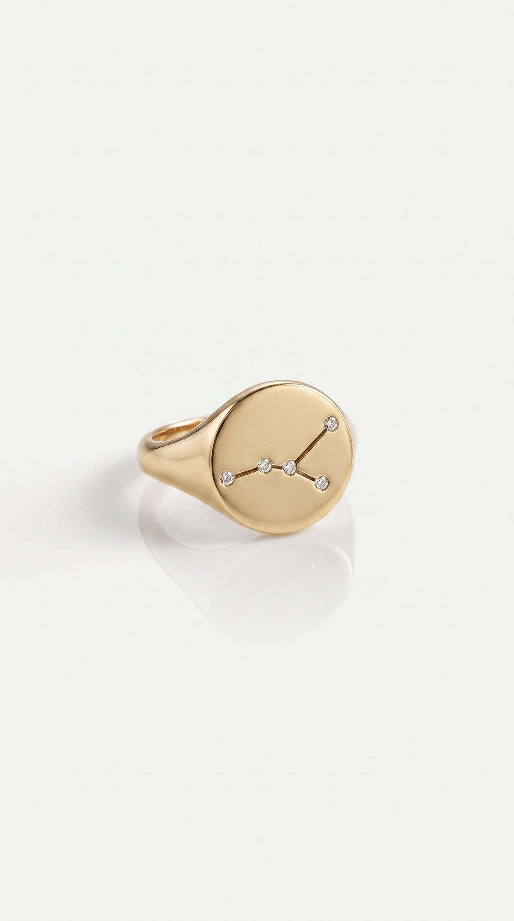 Cancer Stars Signet Ring