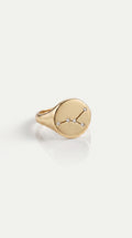 Cancer Stars Signet Ring