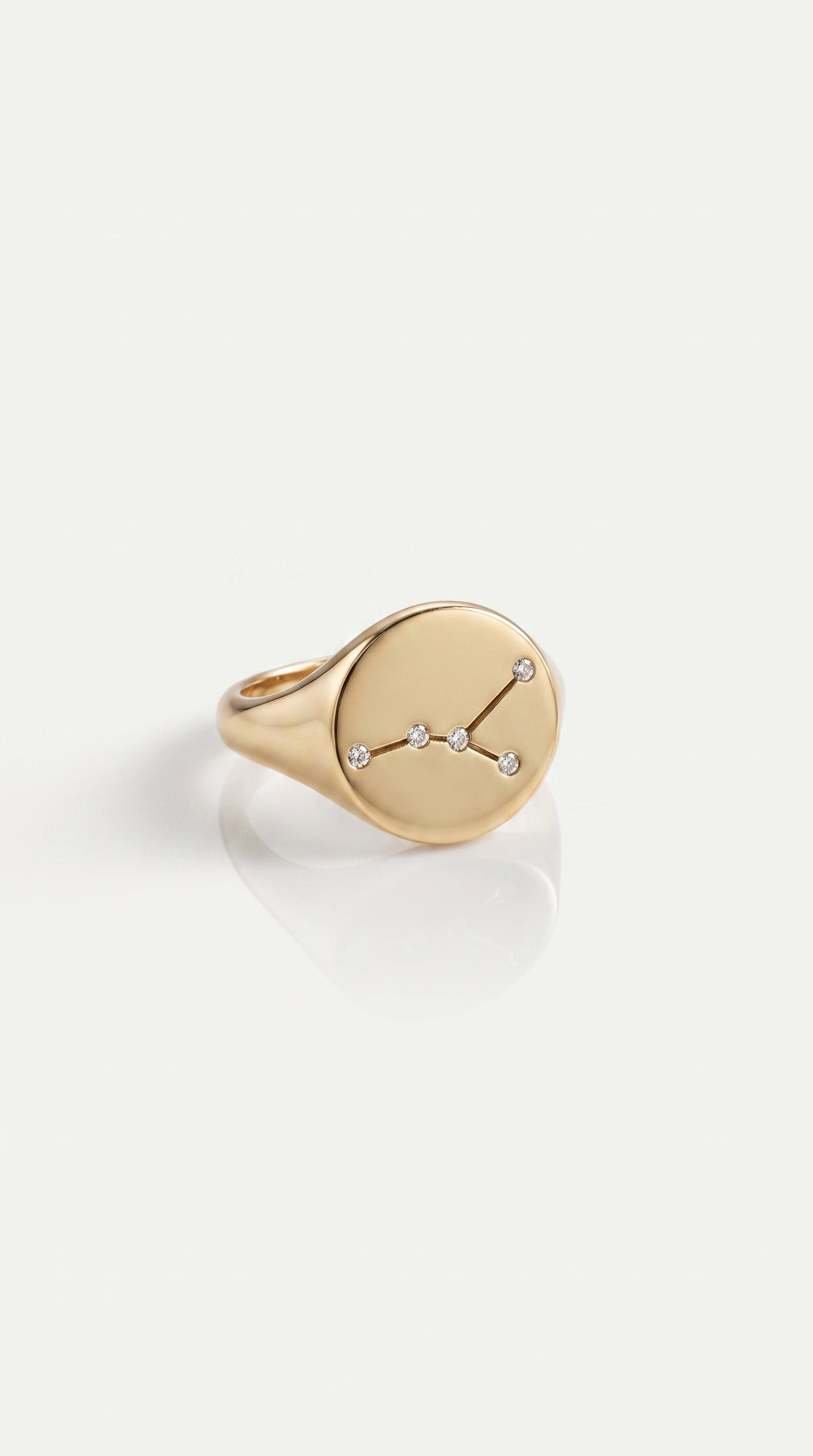Cancer Stars Signet Ring