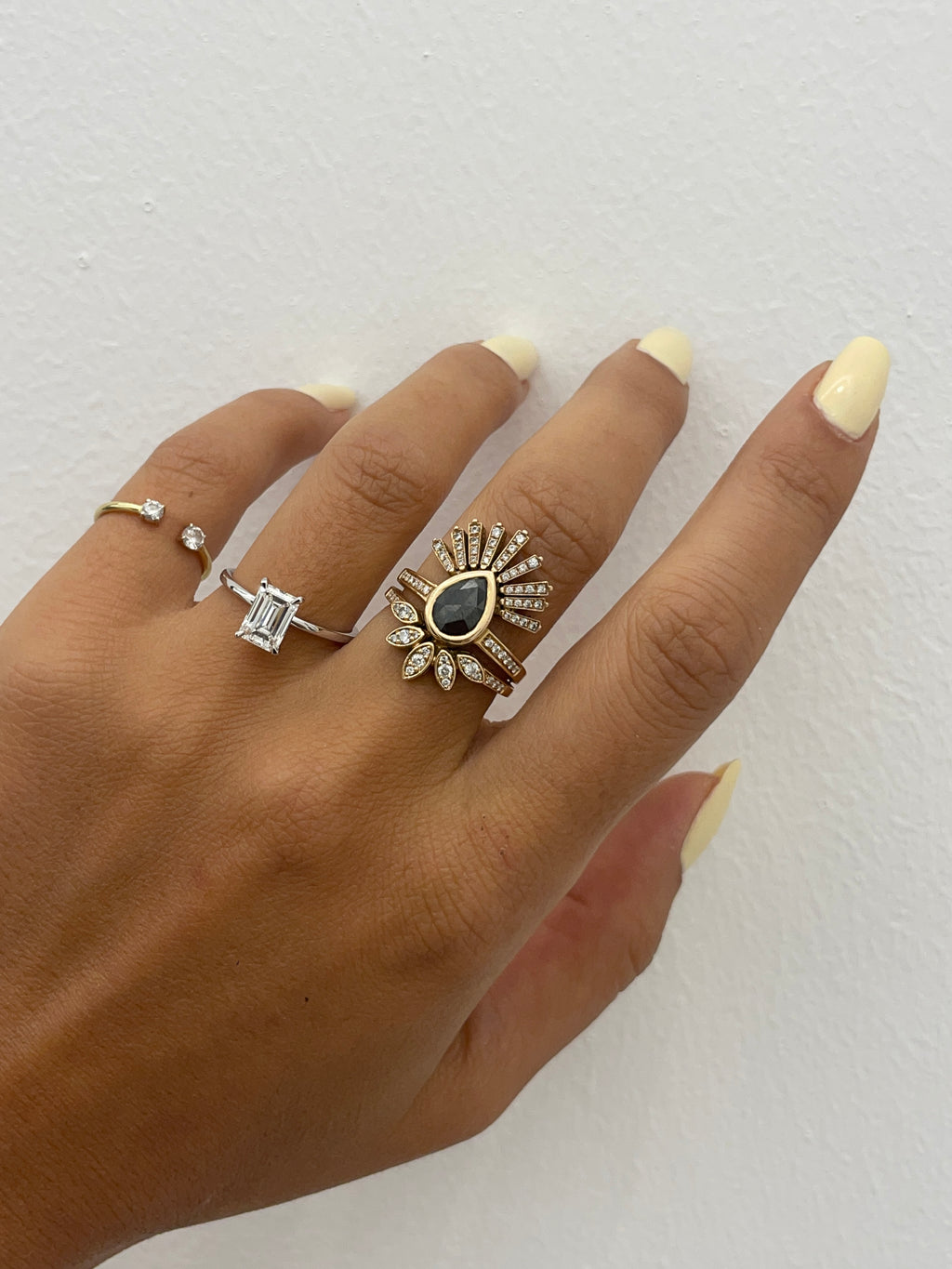 Sun Bloom Diamond Ring