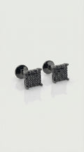 Black on Black Square Cufflinks