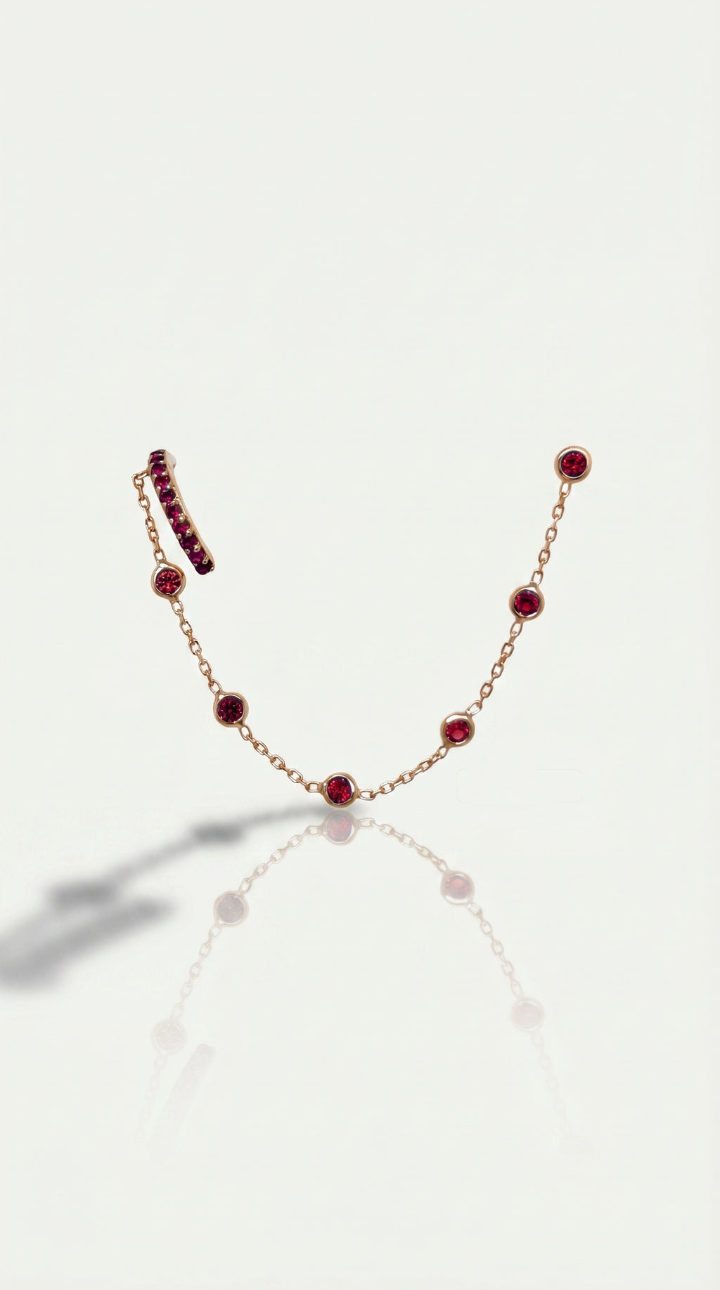 Ruby Earring Cuff