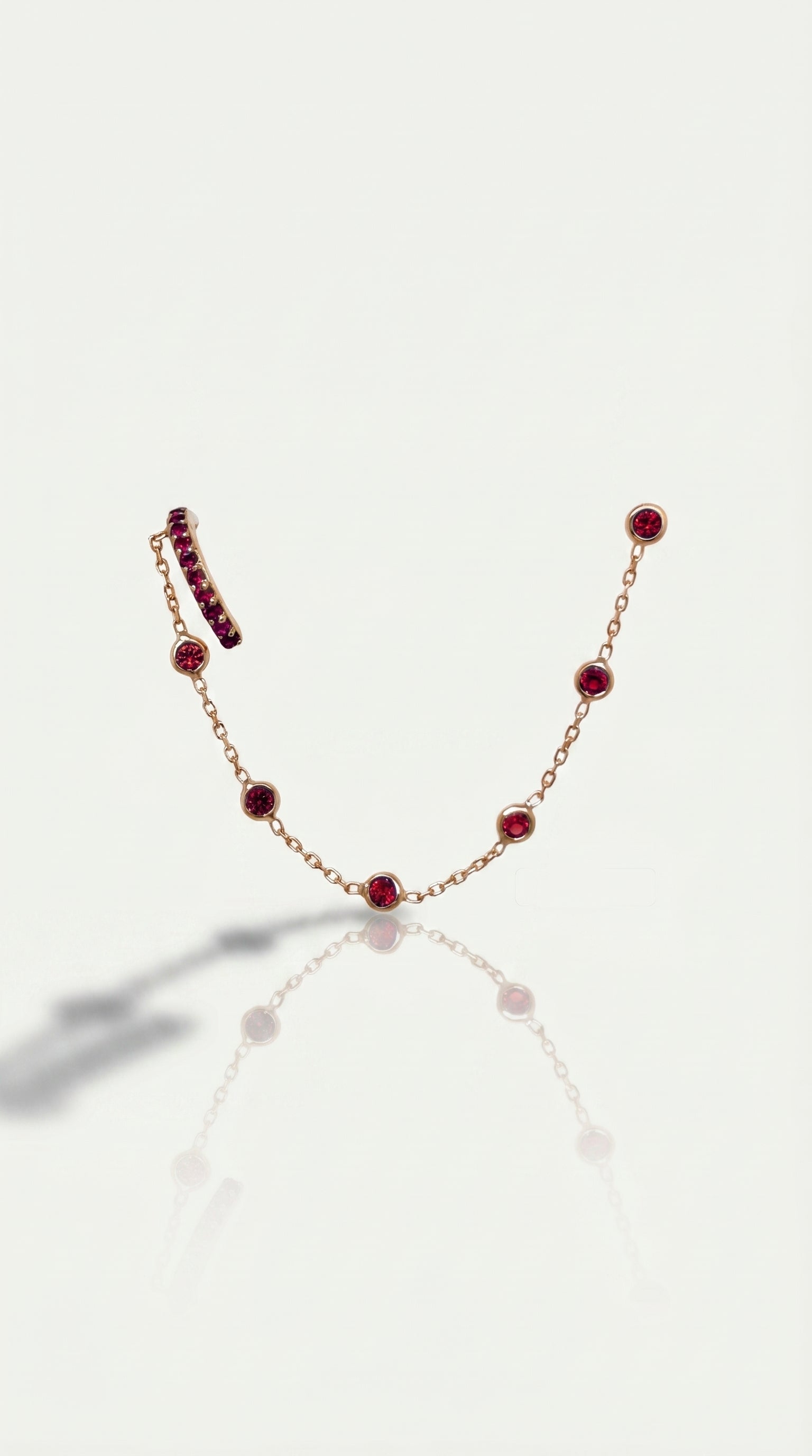 Ruby Earring Cuff