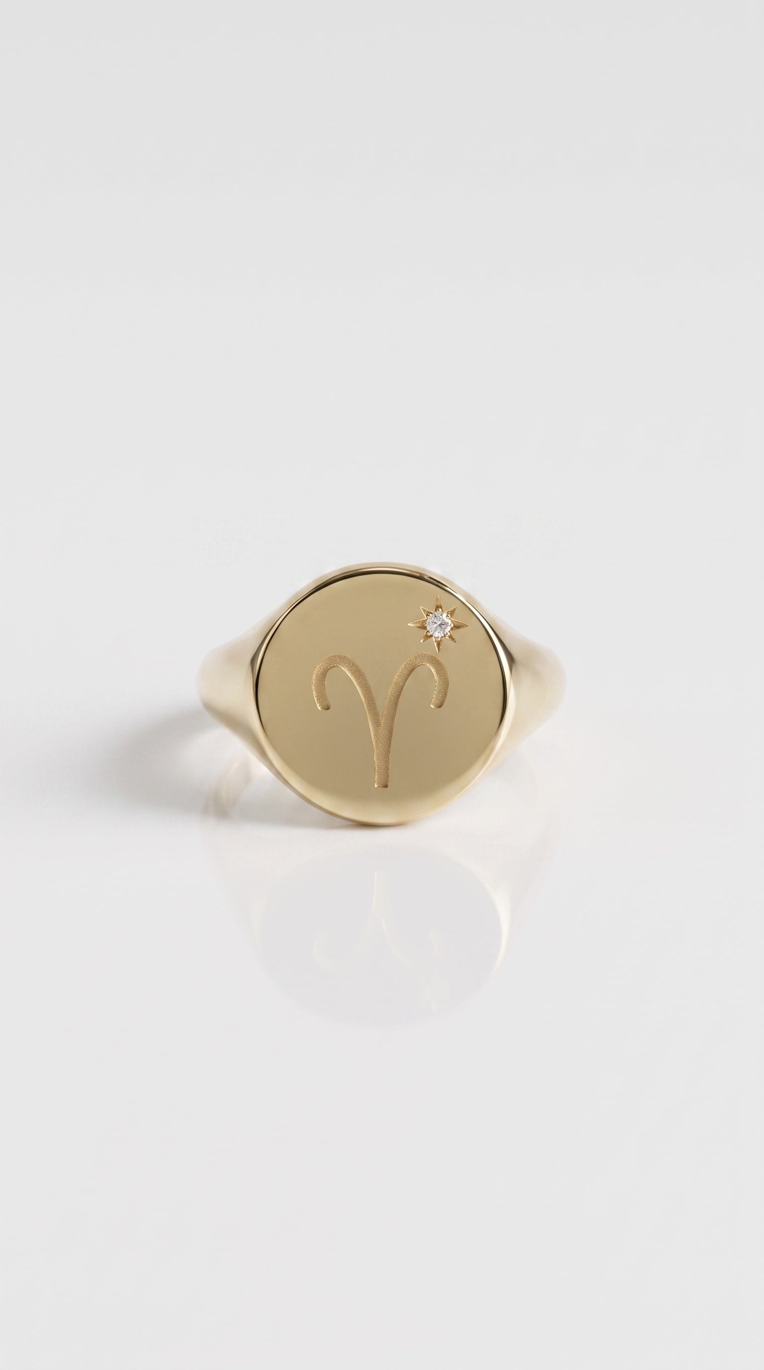 Taurus Signet Ring Small