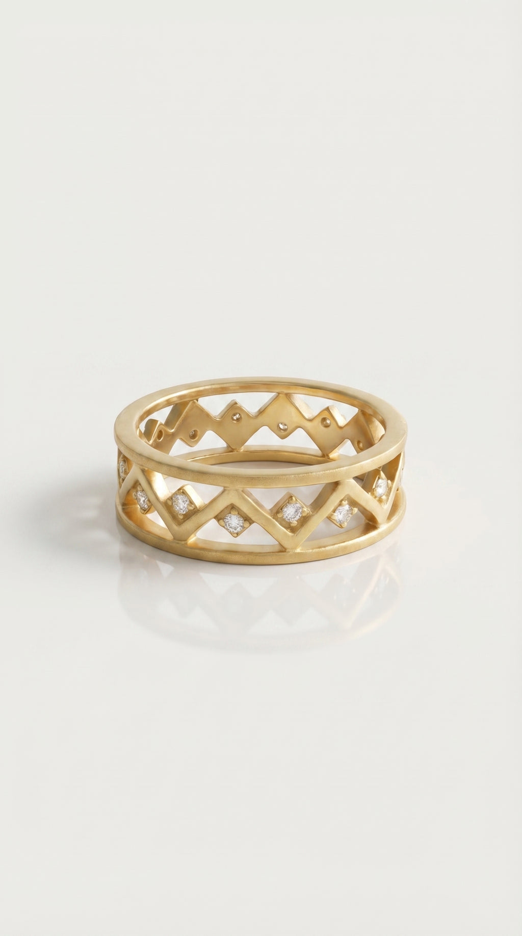 Bogolanfini Eternity Ring