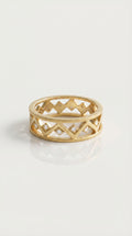Bogolanfini Eternity Ring