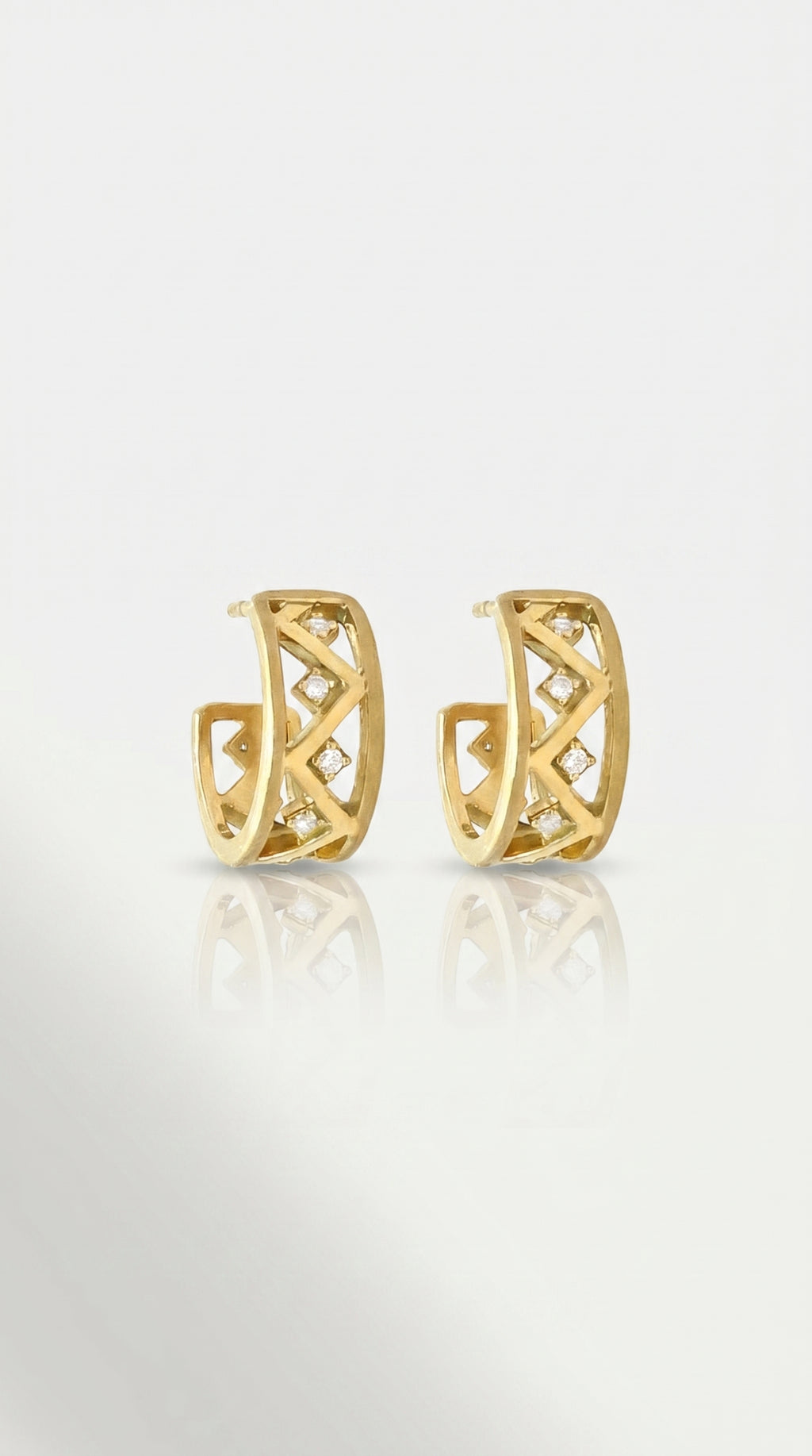 Bogolanfini Large Hoops
