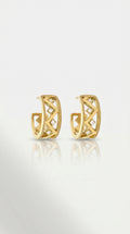 Bogolanfini Large Hoops