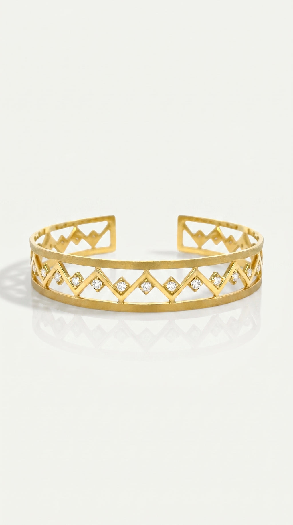 Diamond Bogolanfini Bangle