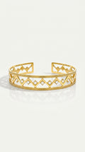 Diamond Bogolanfini Bangle