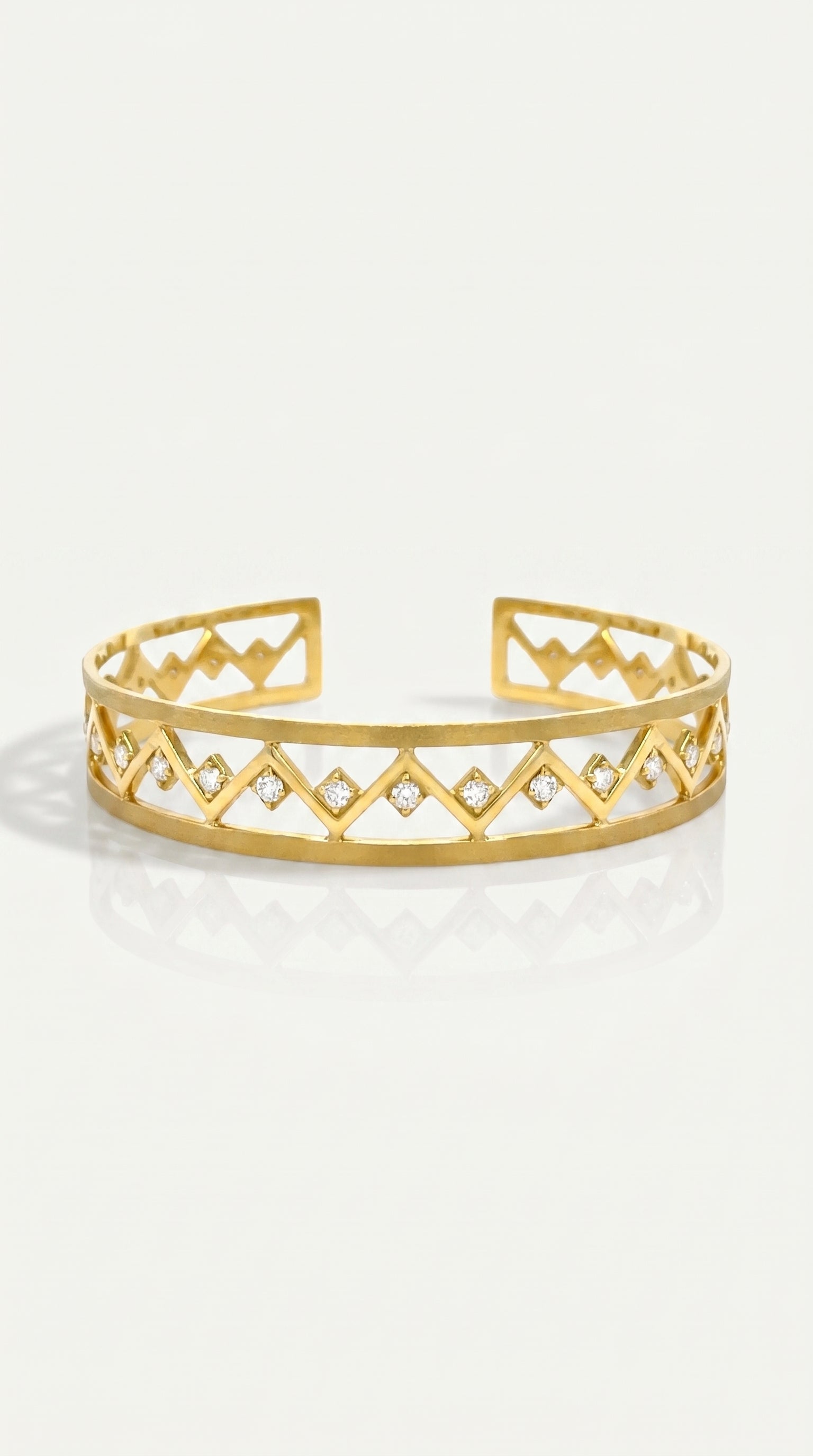 Diamond Bogolanfini Bangle