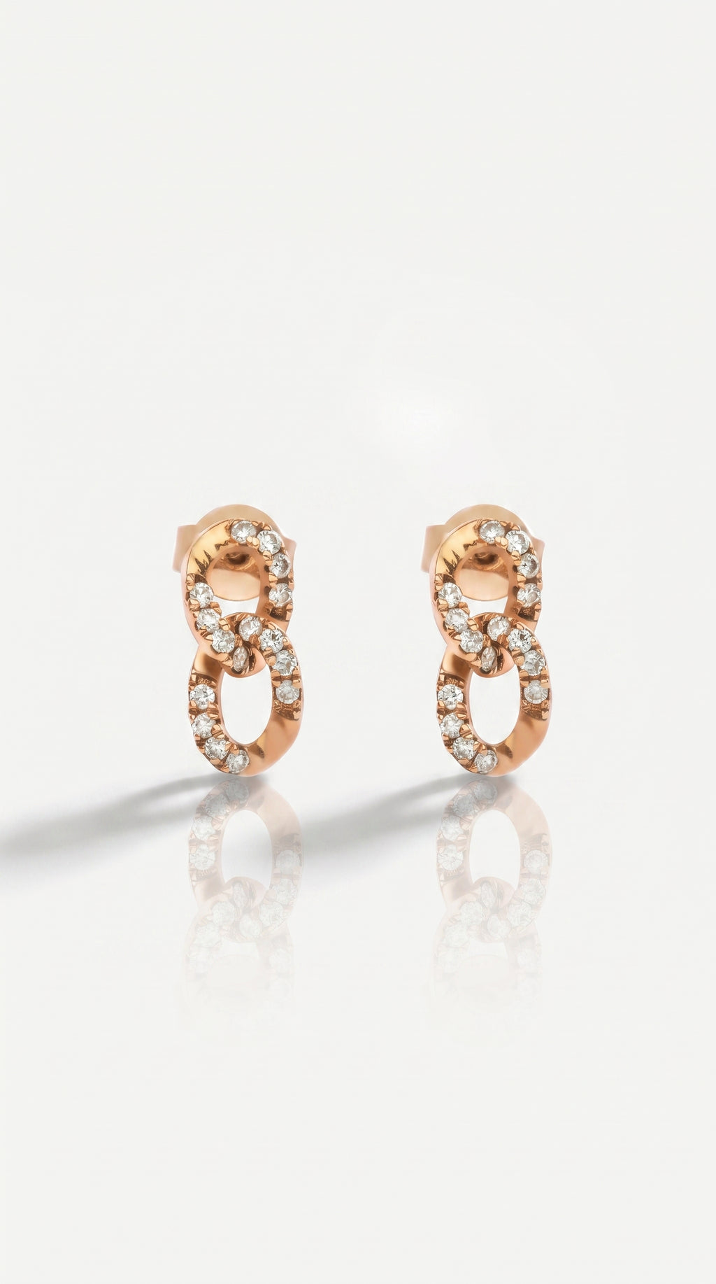 Diamond Cuban Link Earrings