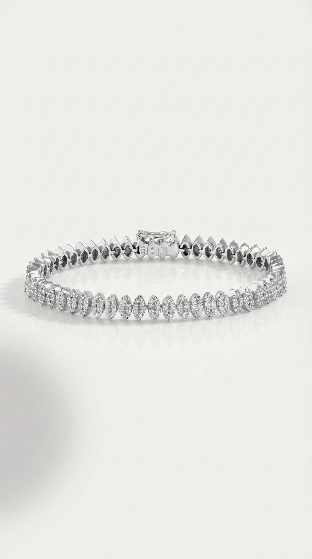 Marquise Illusion Tennis Bracelet