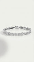 Marquise Illusion Tennis Bracelet