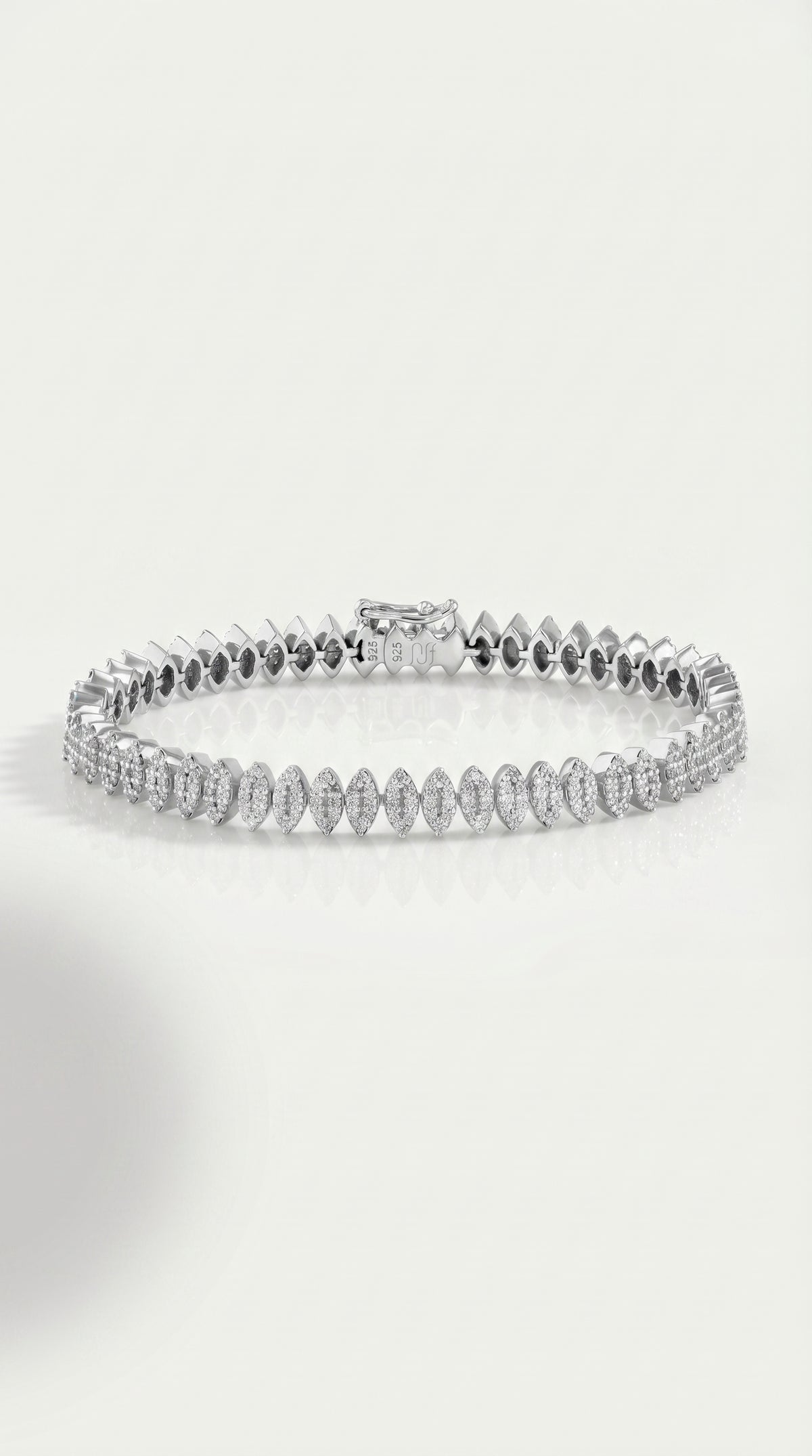 Marquise Illusion Tennis Bracelet