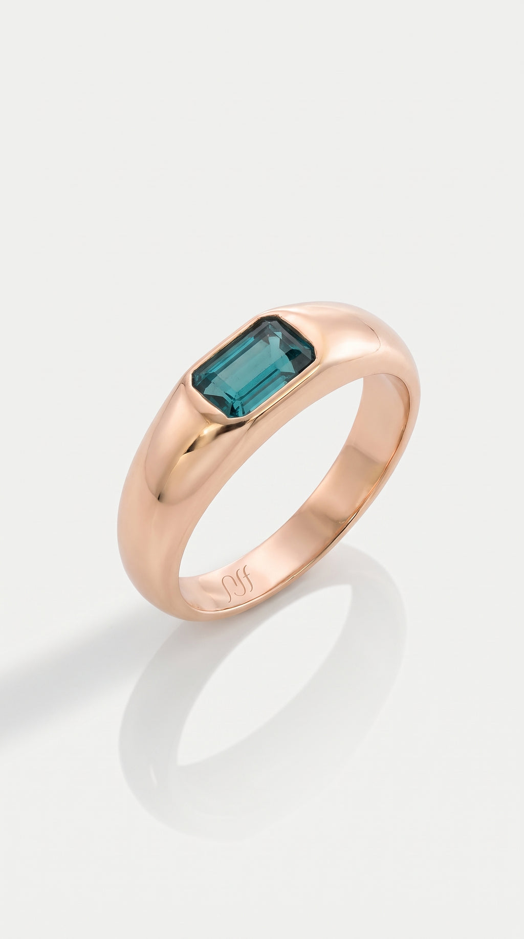Tourmaline Bezel Ring