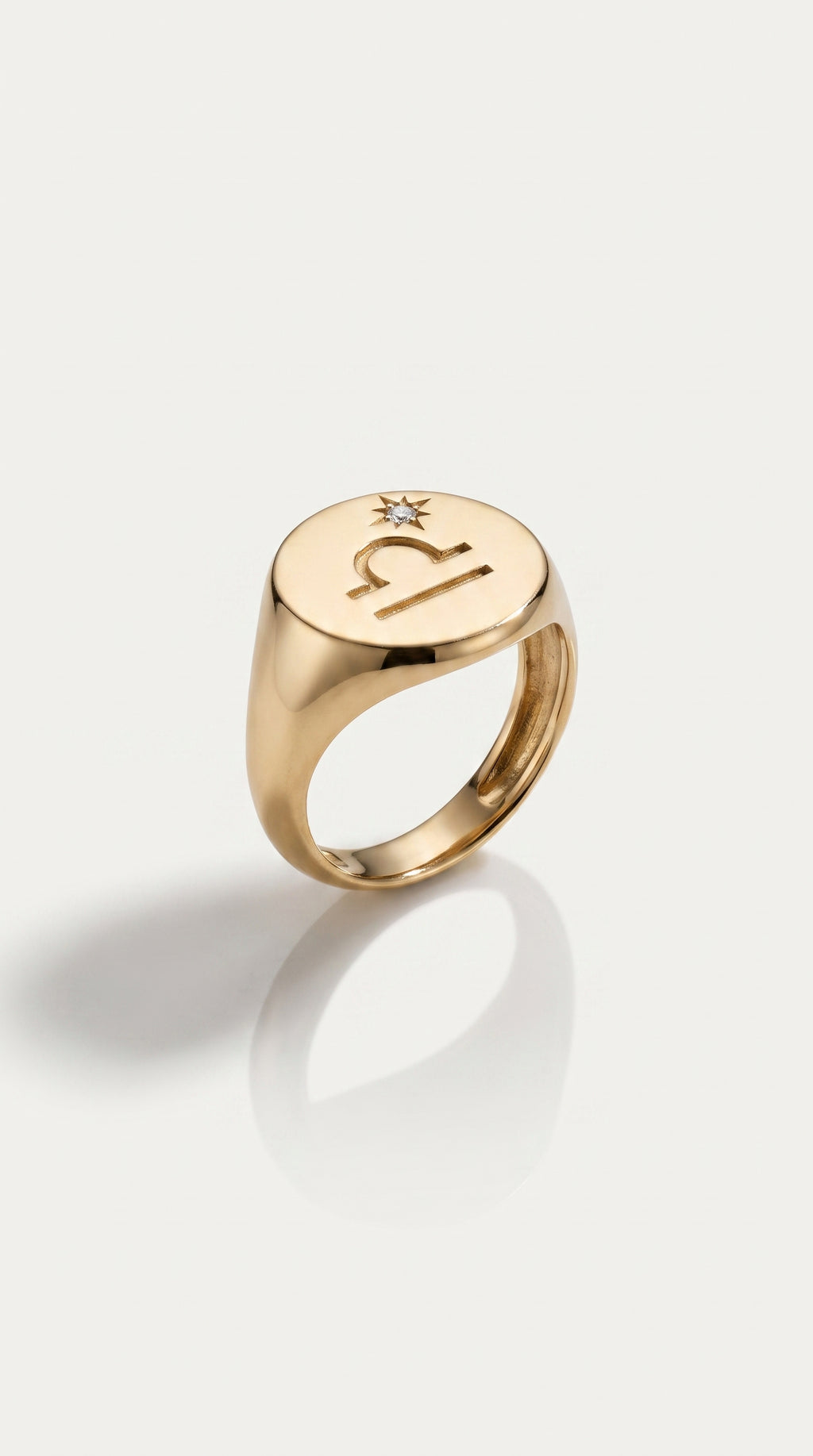 Libra Signet Ring Small