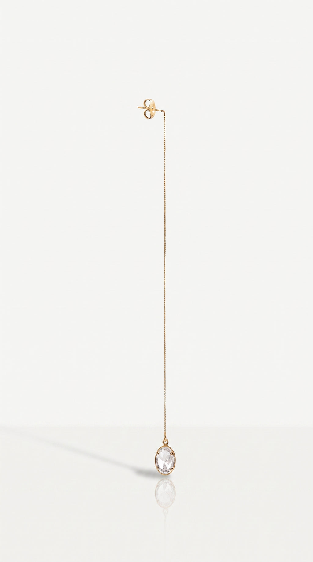White Topaz Drop Earring