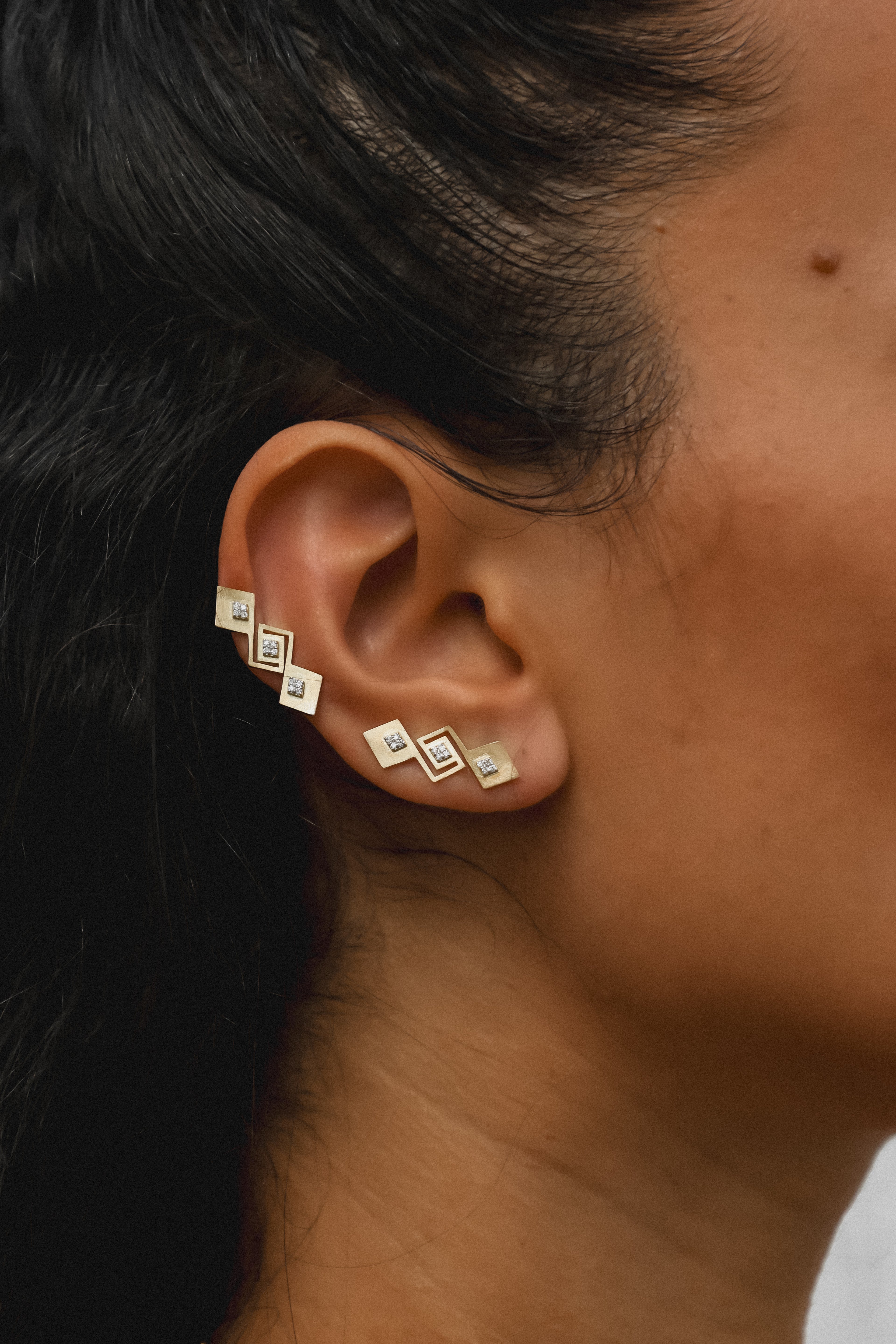 Ankara Gold Earrings