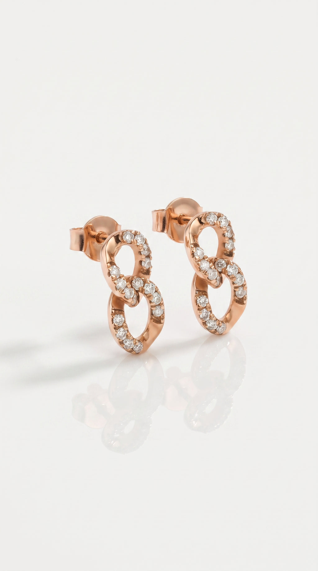 Diamond Cuban Link Earrings