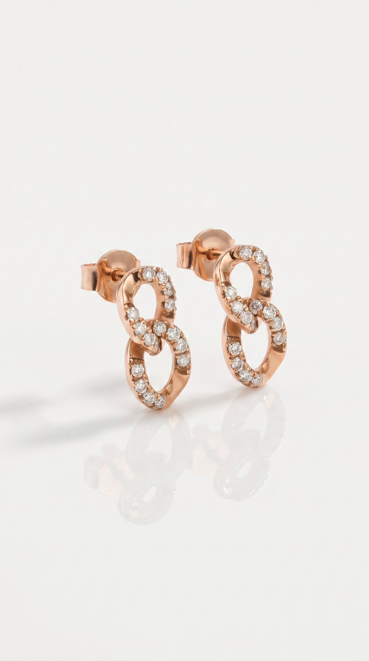 Diamond Cuban Link Earrings