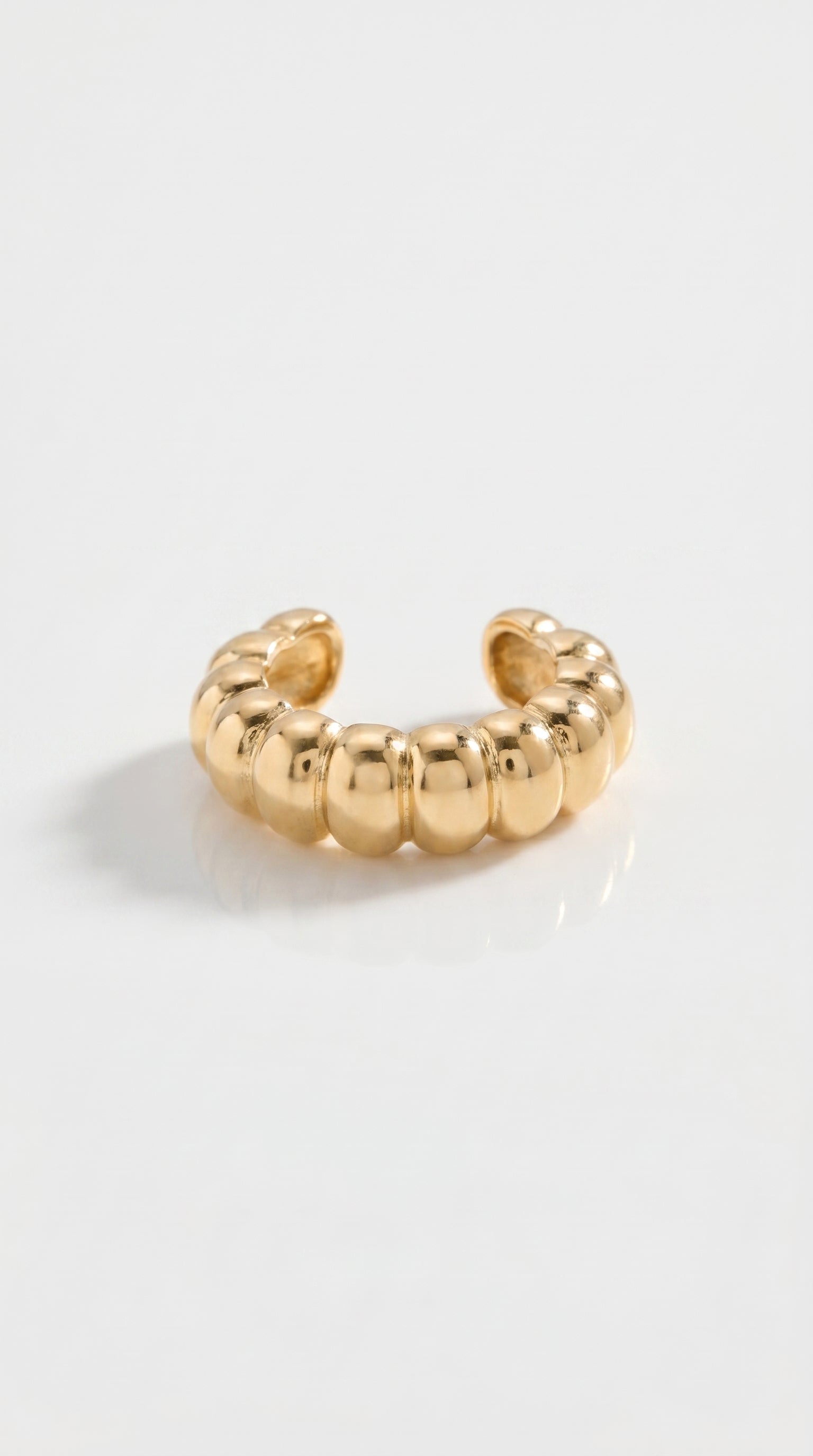 Gold Bubble Earcuff
