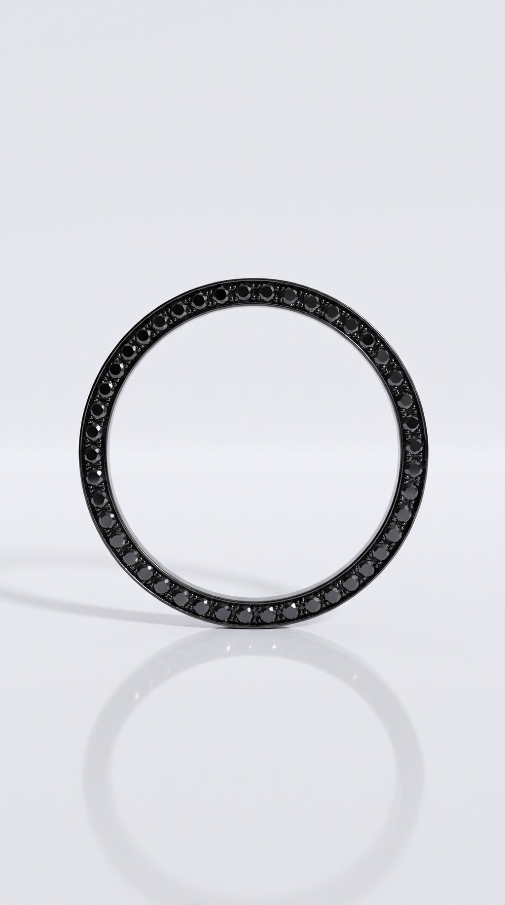 Black on Black Diamond Ring