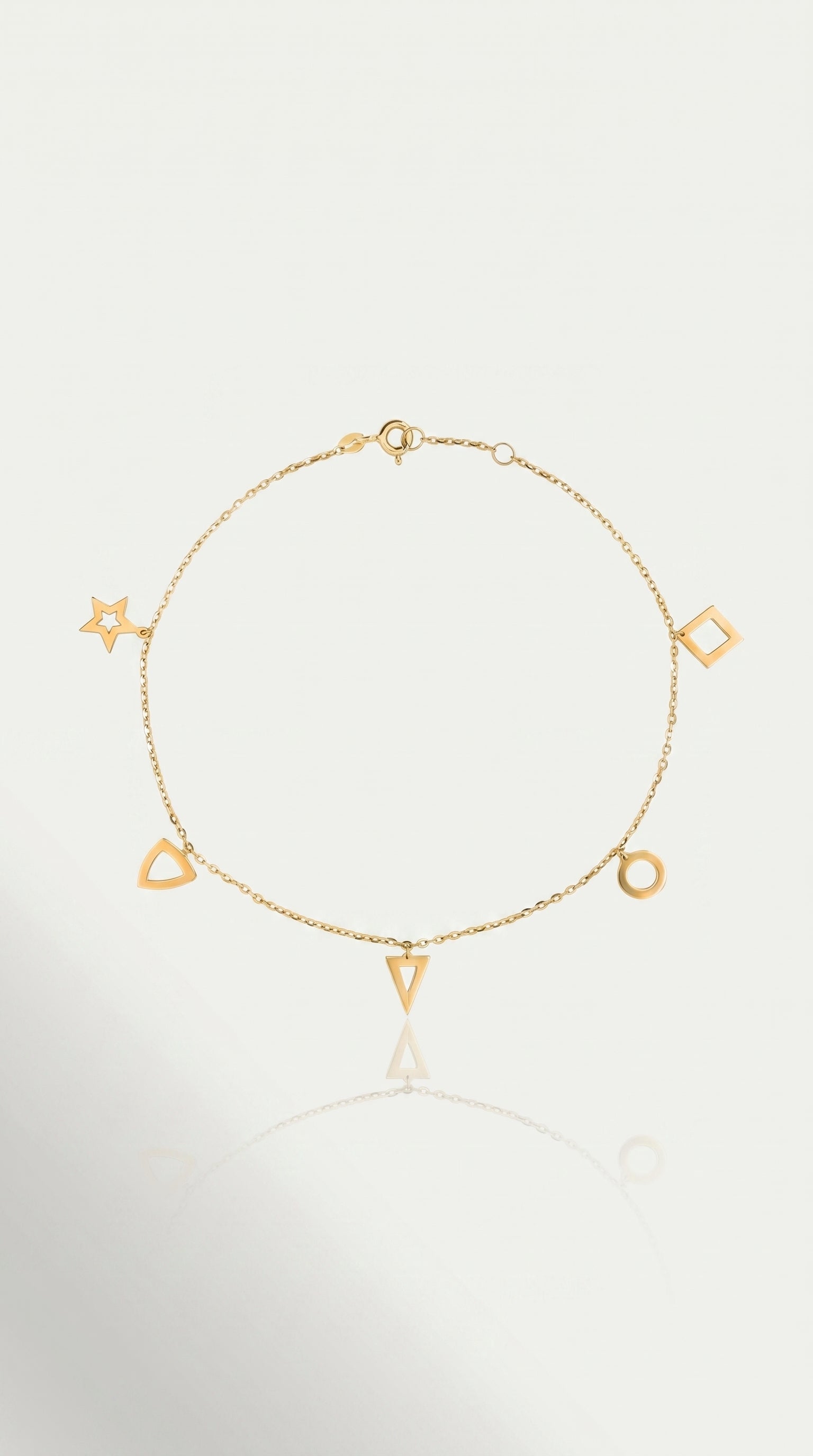 Gold Charm Anklet