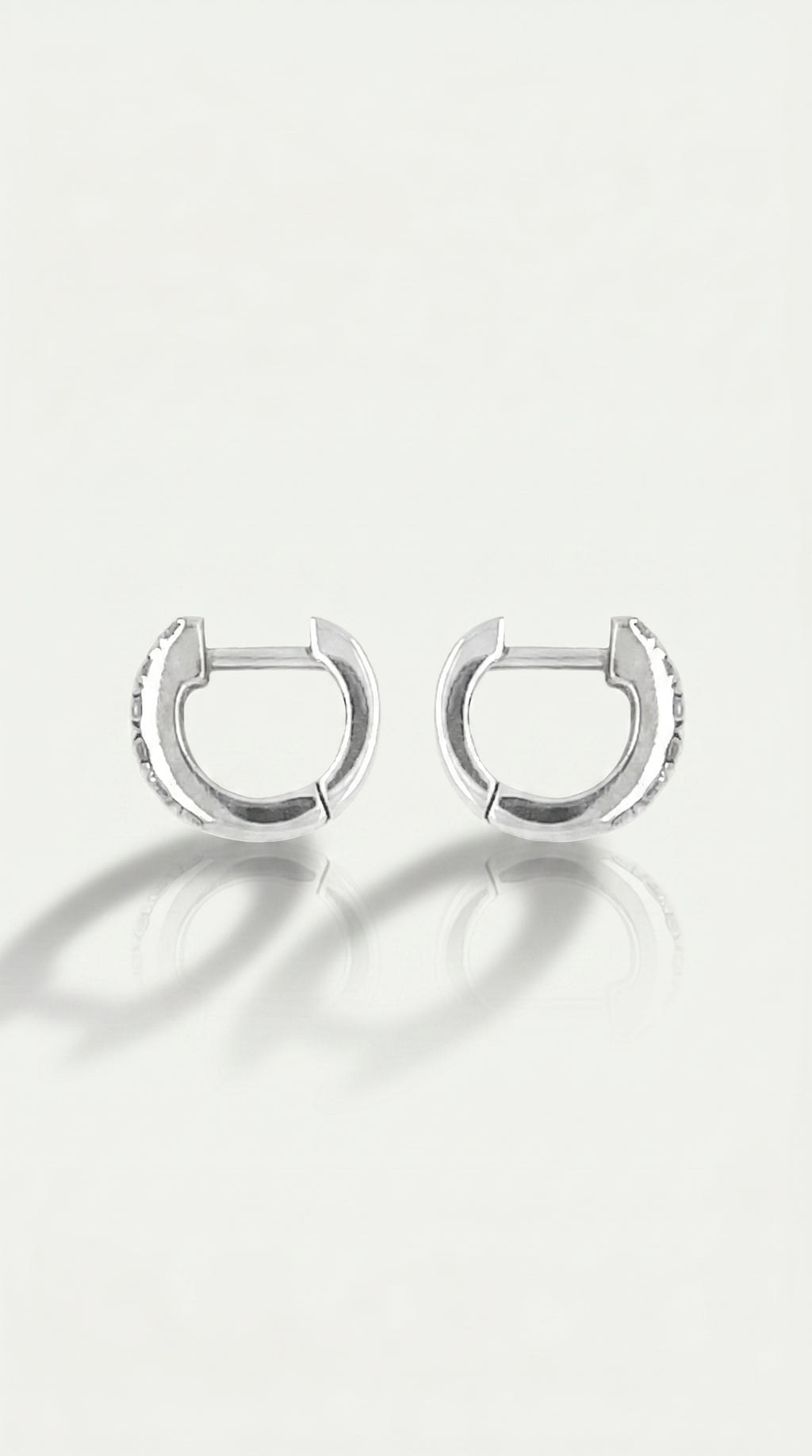 7mm Diamond Hoop Earrings