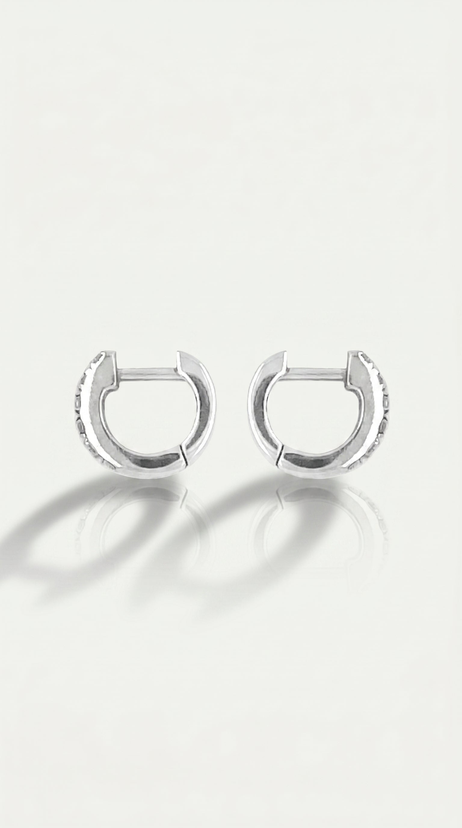 7mm Diamond Hoop Earrings