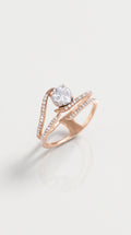 Rose Twist Illusion Ring
