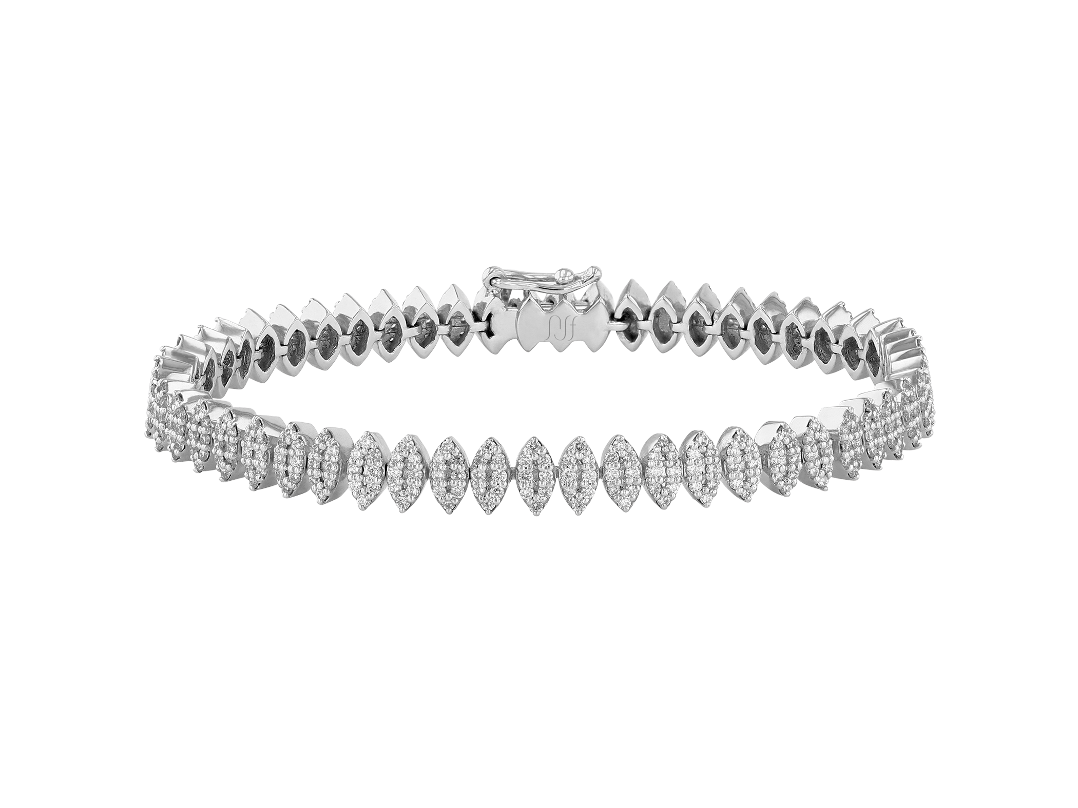 Marquise Illusion Tennis Bracelet