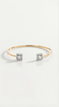 Double Princess Diamond Bangle