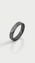 Black on Black Diamond Ring