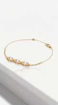 Diamond Marquise Illusion Bracelet