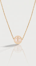 Rosy Pearl Diamond Pendant