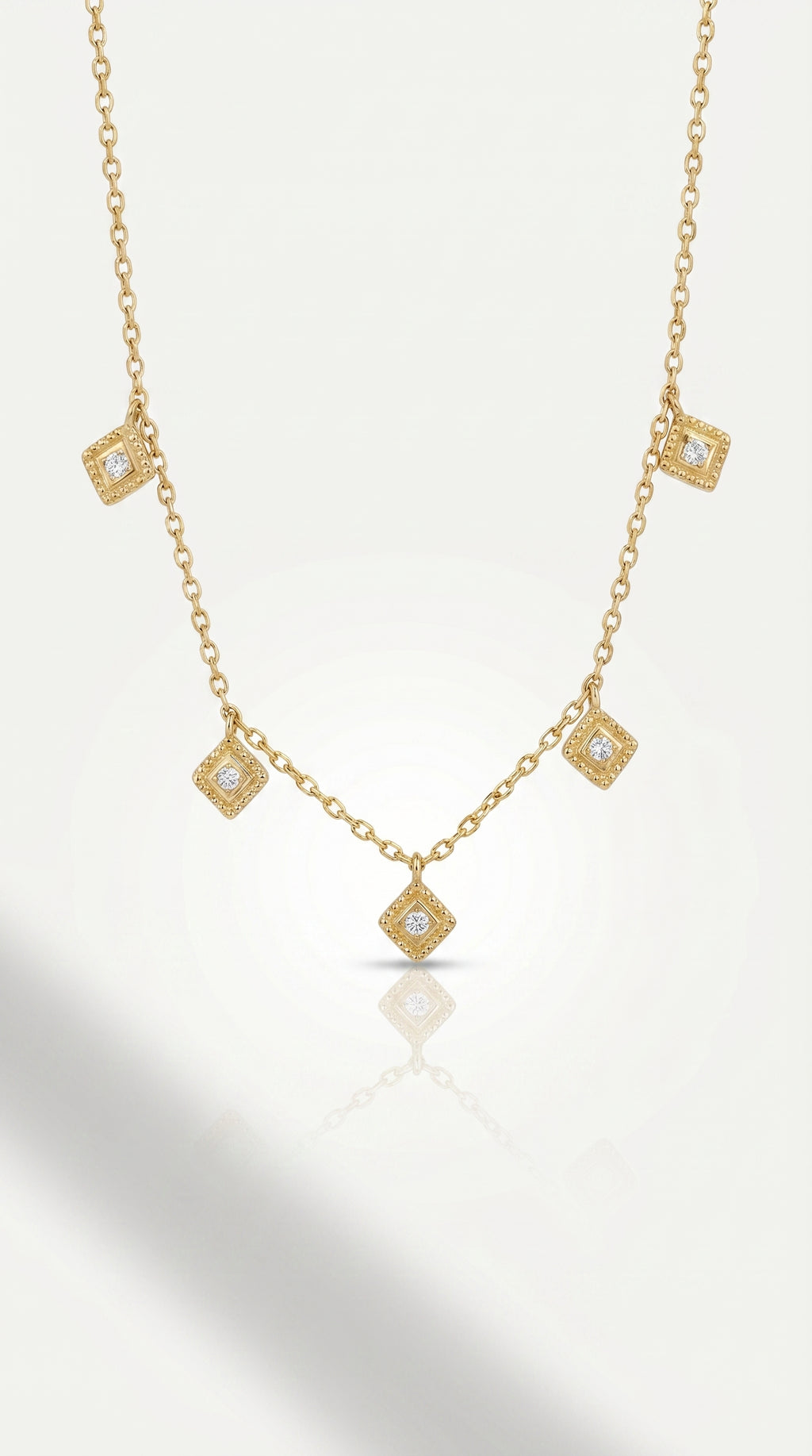Kuba Lozenge Diamond Choker