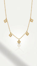 Kuba Lozenge Diamond Choker
