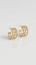 Vintage Bogolanfini Hoops