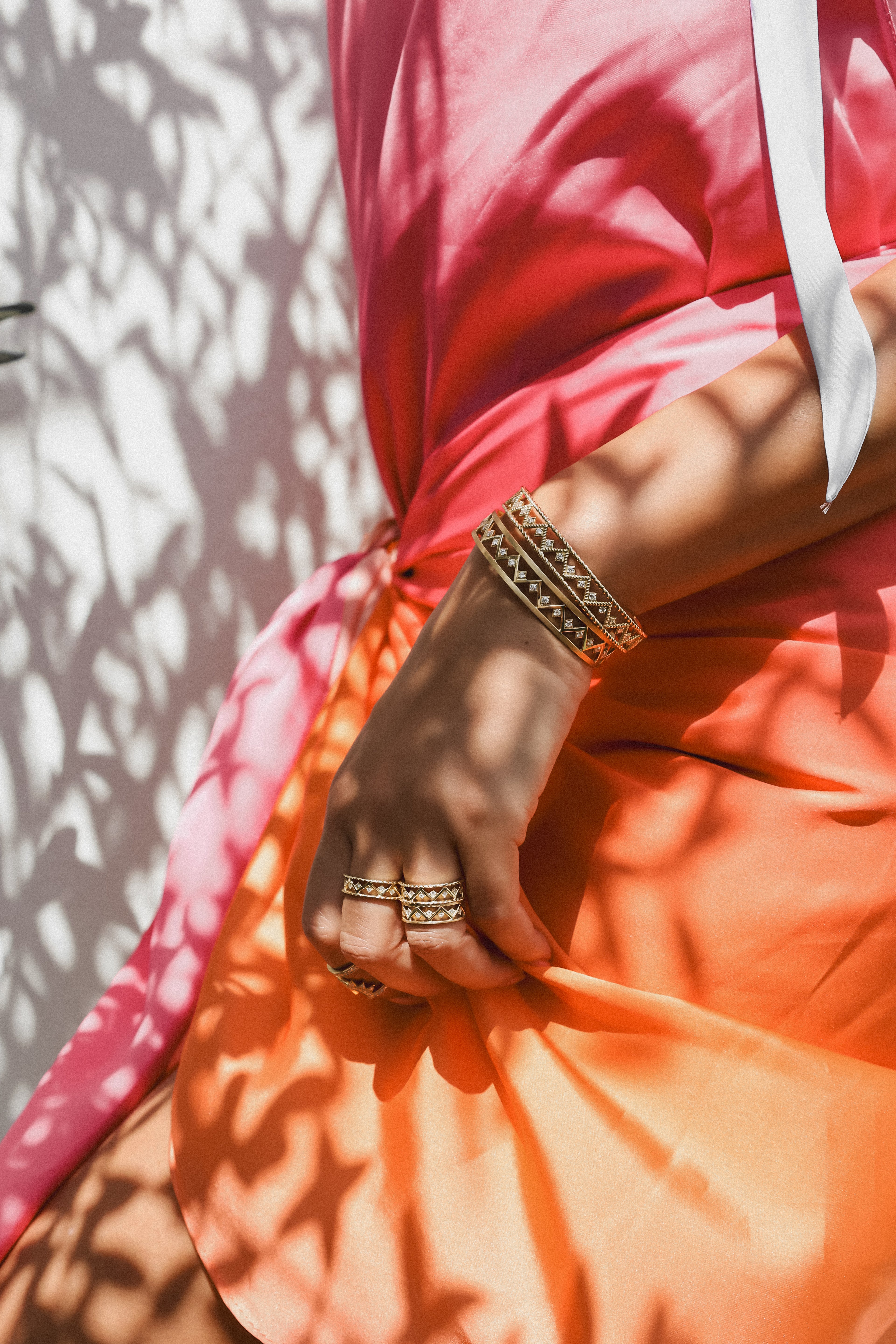 Diamond Bogolanfini Bangle