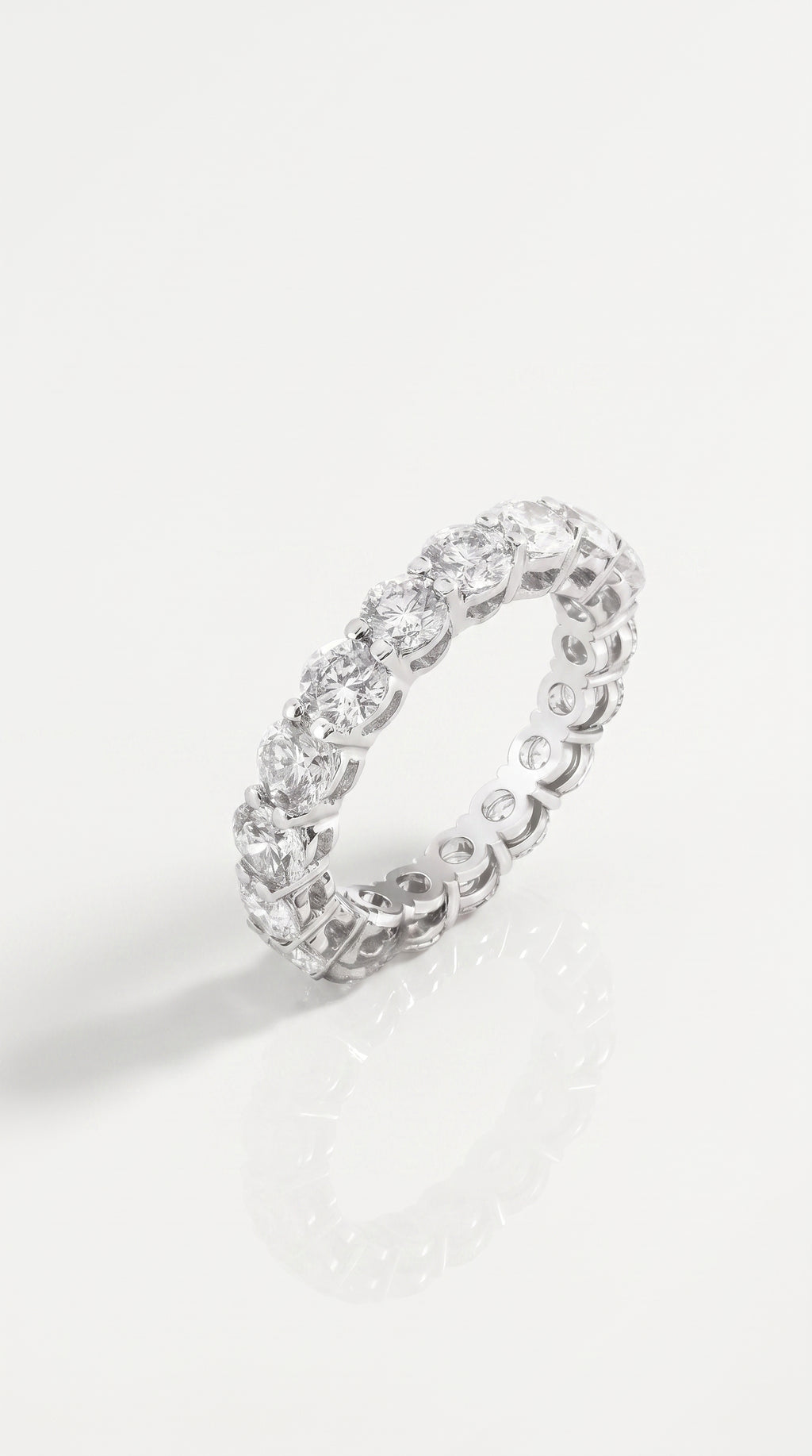 Round Diamond Eternity Band