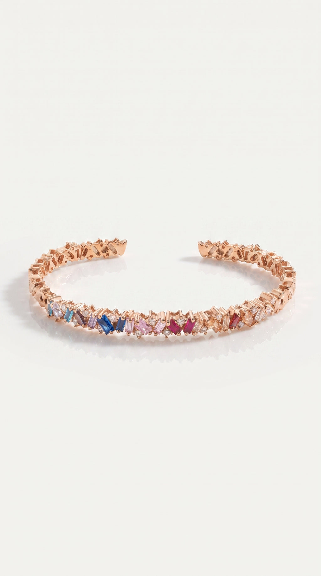 Rainbow Diamond Bangle