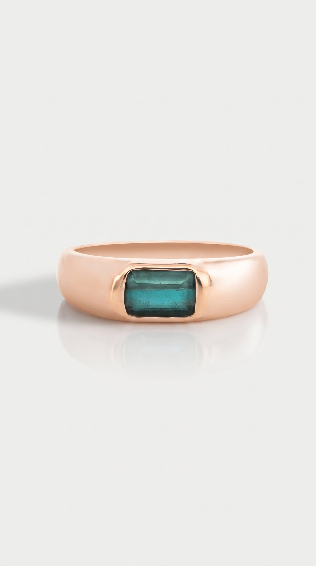 Tourmaline Bezel Ring