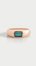 Tourmaline Bezel Ring