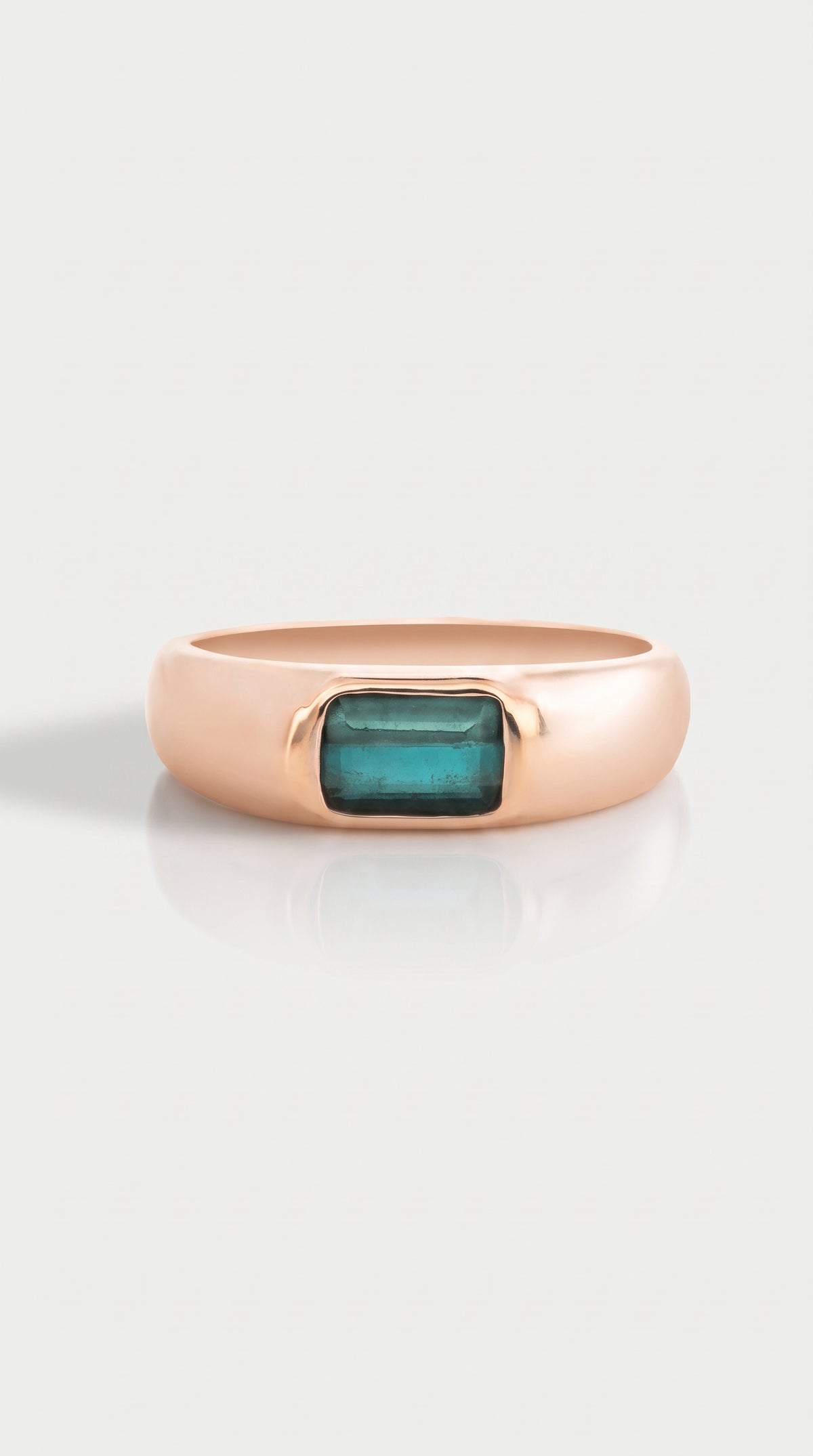 Tourmaline Bezel Ring